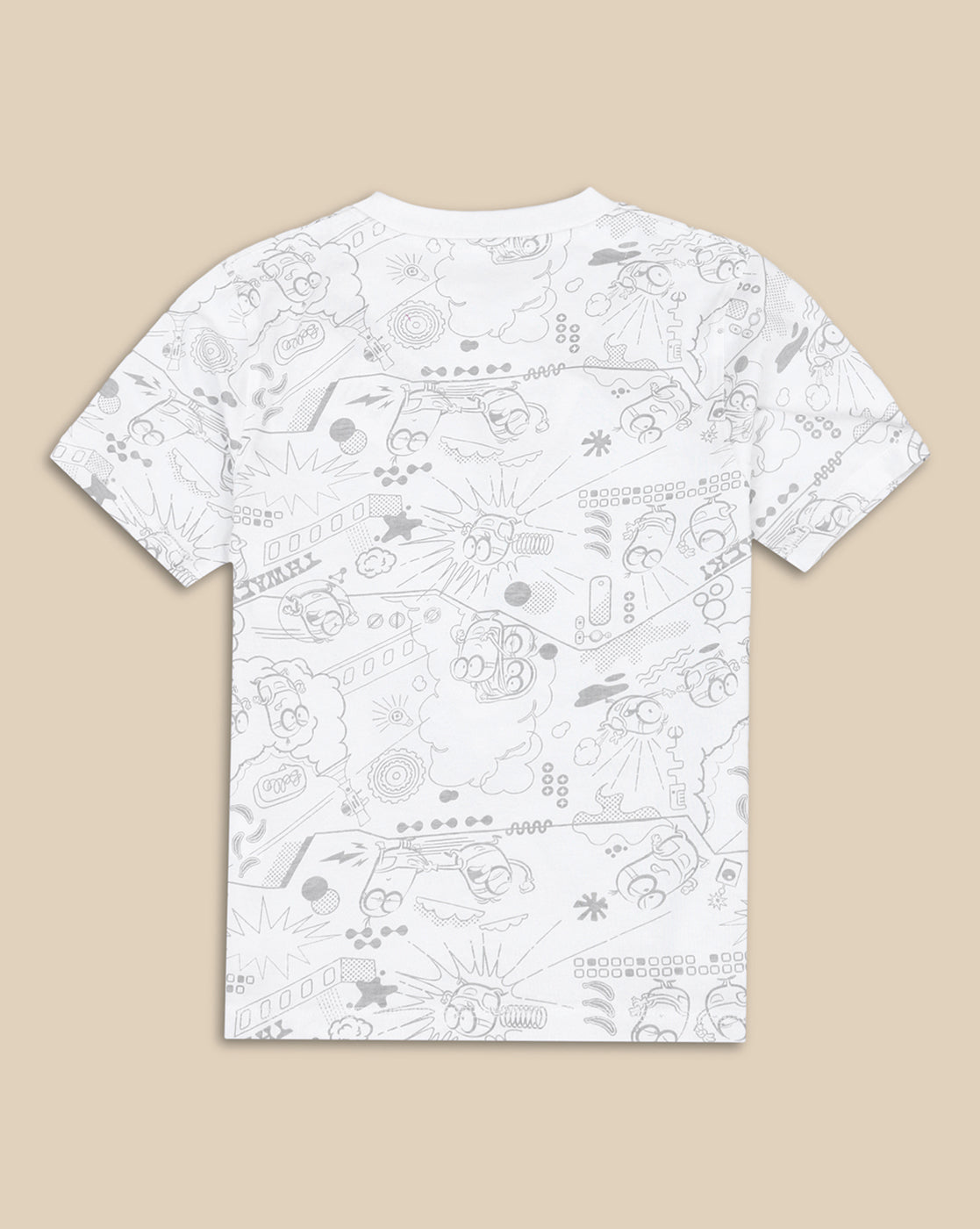 Minions Printed Regular Fit Tshirt For Boys