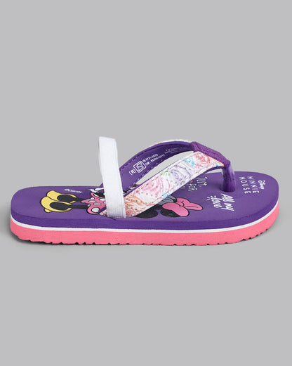 Minnie Printed Flip-Flop For Kids Girls