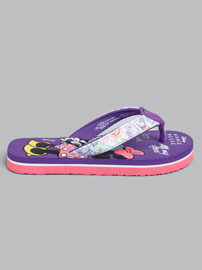 Minnie Printed Flip-Flop For Kids Girls