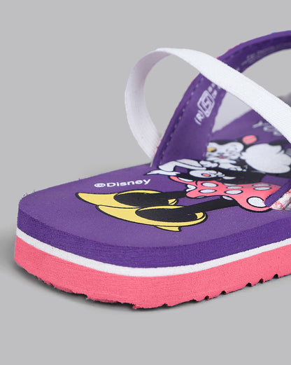 Minnie Printed Flip-Flop For Kids Girls