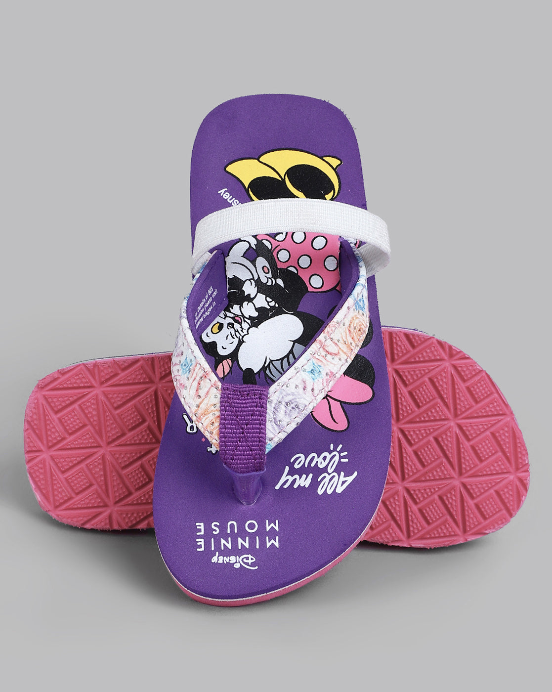 Minnie Printed Flip-Flop For Kids Girls