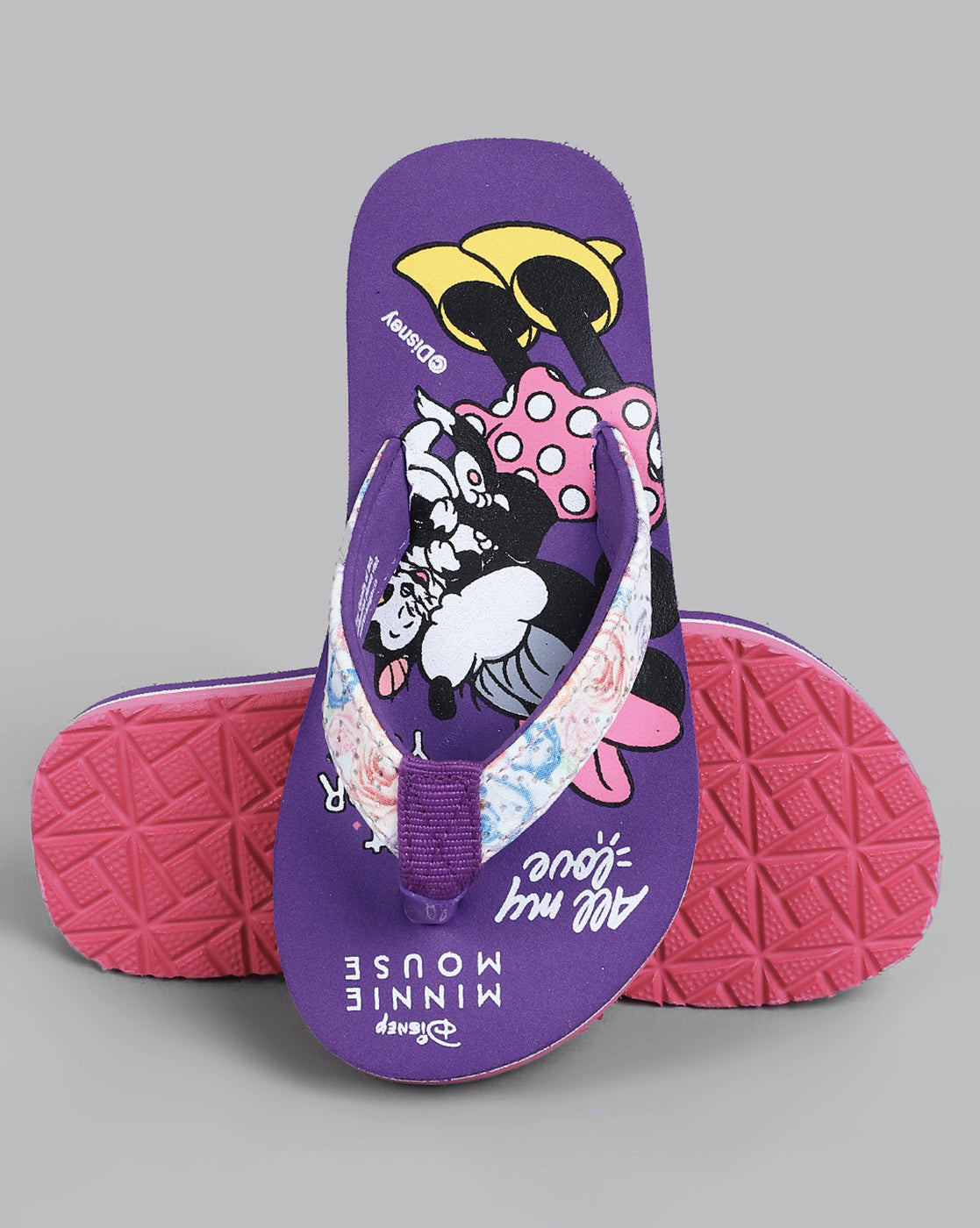 Minnie Printed Flip-Flop For Kids Girls