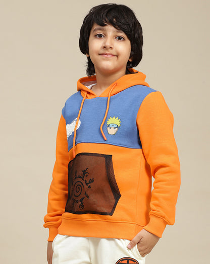 Naruto Printed Regular Fit Hoodie For Boys