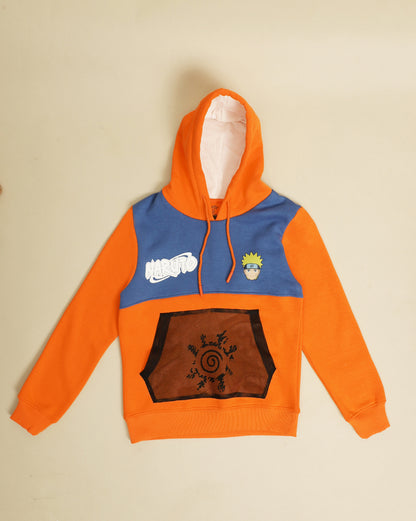 Naruto Printed Regular Fit Hoodie For Boys