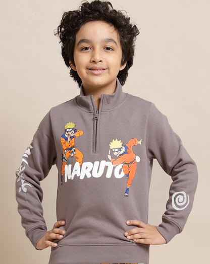 Naruto Printed Sweatshirt For Boys