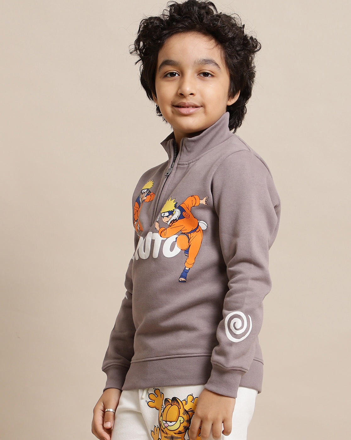 Naruto Printed Sweatshirt For Boys