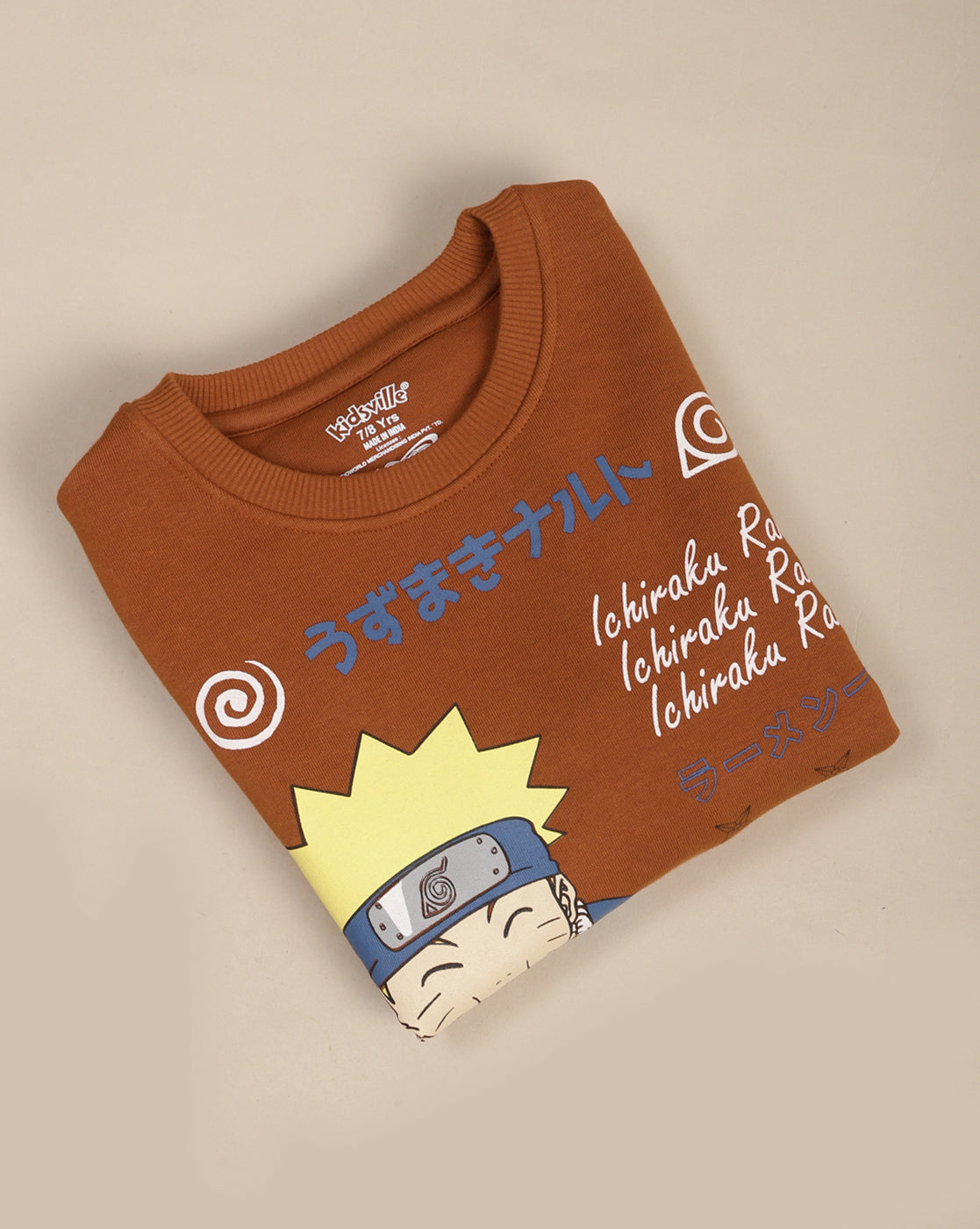 Naruto Printed Regular Fit Sweatshirt For Boys