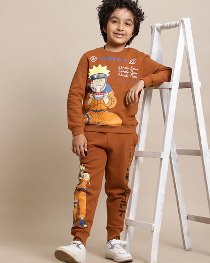 Naruto Printed Regular Fit Sweatshirt For Boys