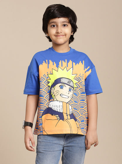 Naruto Printed Oversize Fit Tshirt For Boys