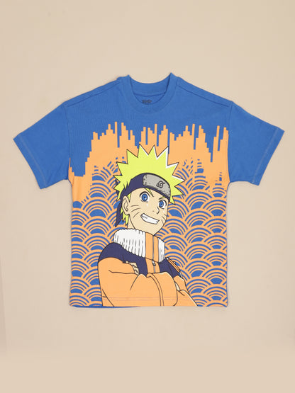 Naruto Printed Oversize Fit Tshirt For Boys