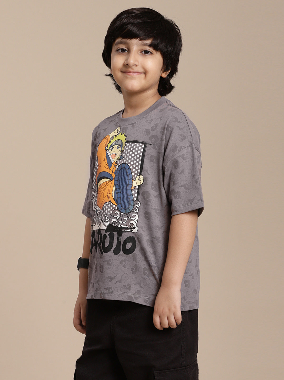 Naruto Printed Regular Fit Tshirt For Boys