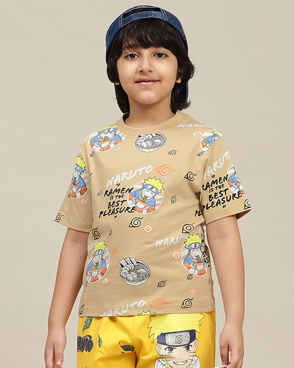 Naruto Printed Regular Fit Tshirt For Boys