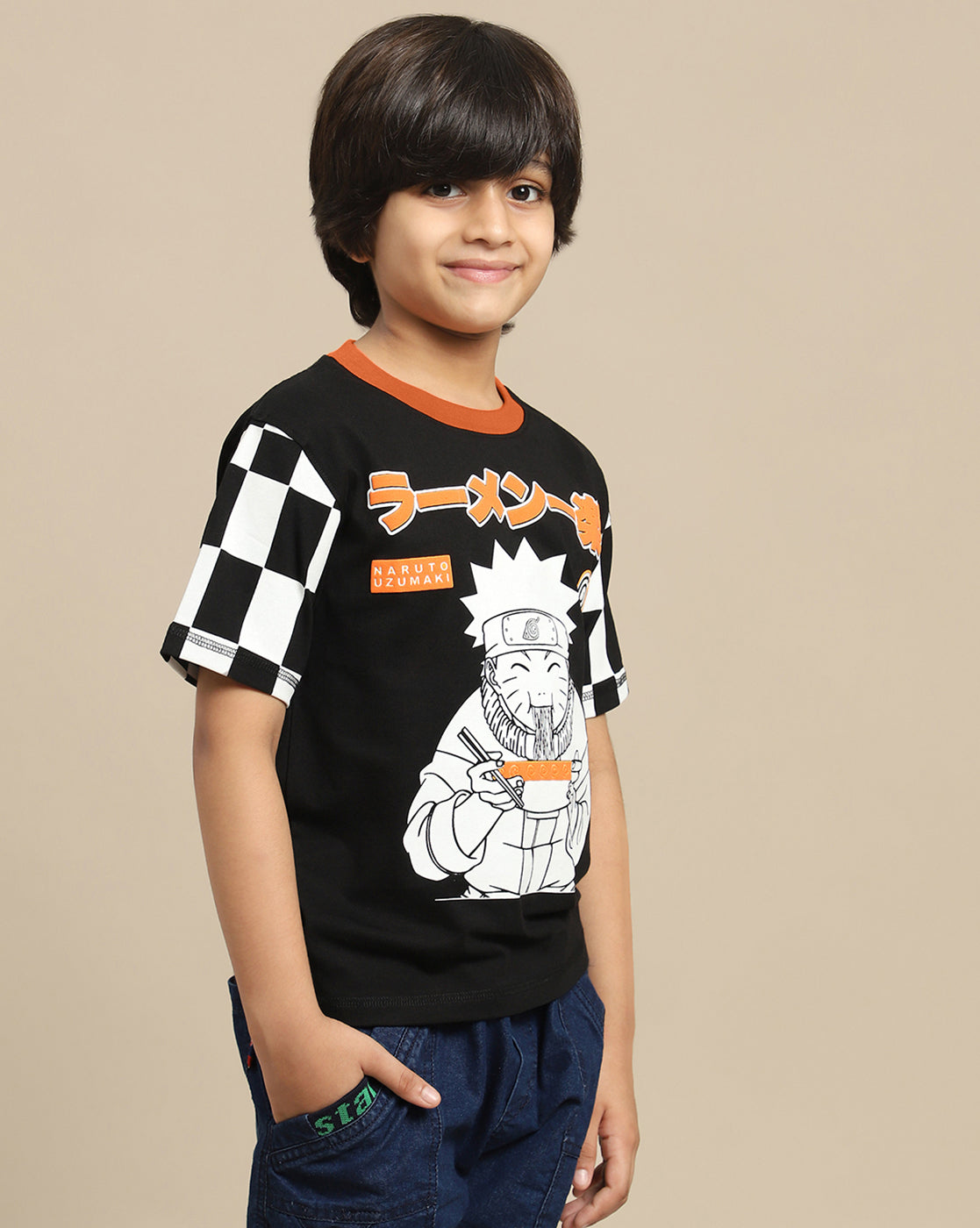 Naruto Printed Regular Fit Tshirt For Boys