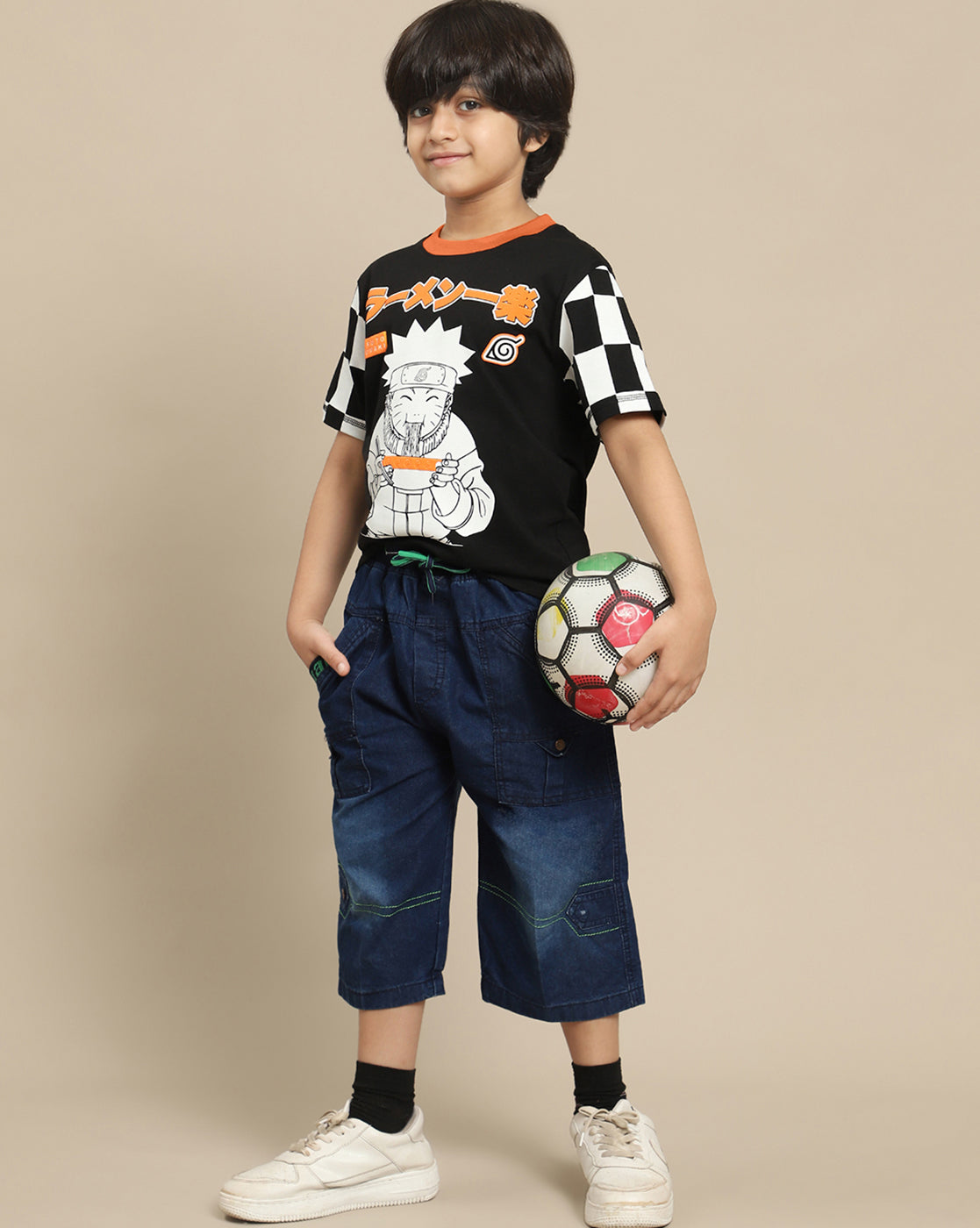 Naruto Printed Regular Fit Tshirt For Boys