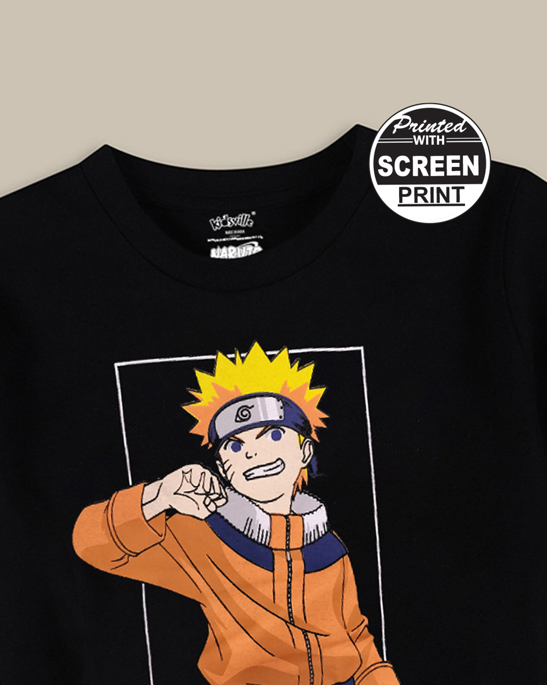 Naruto Regular Fit Tshirt For Boys