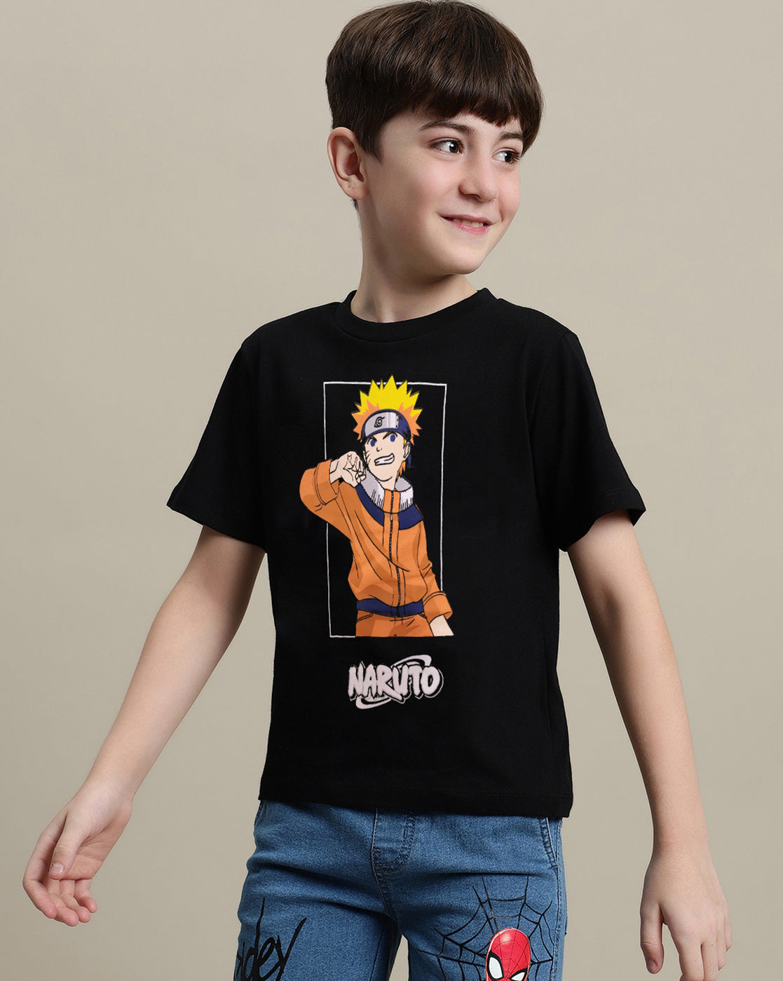 Naruto Regular Fit Tshirt For Boys