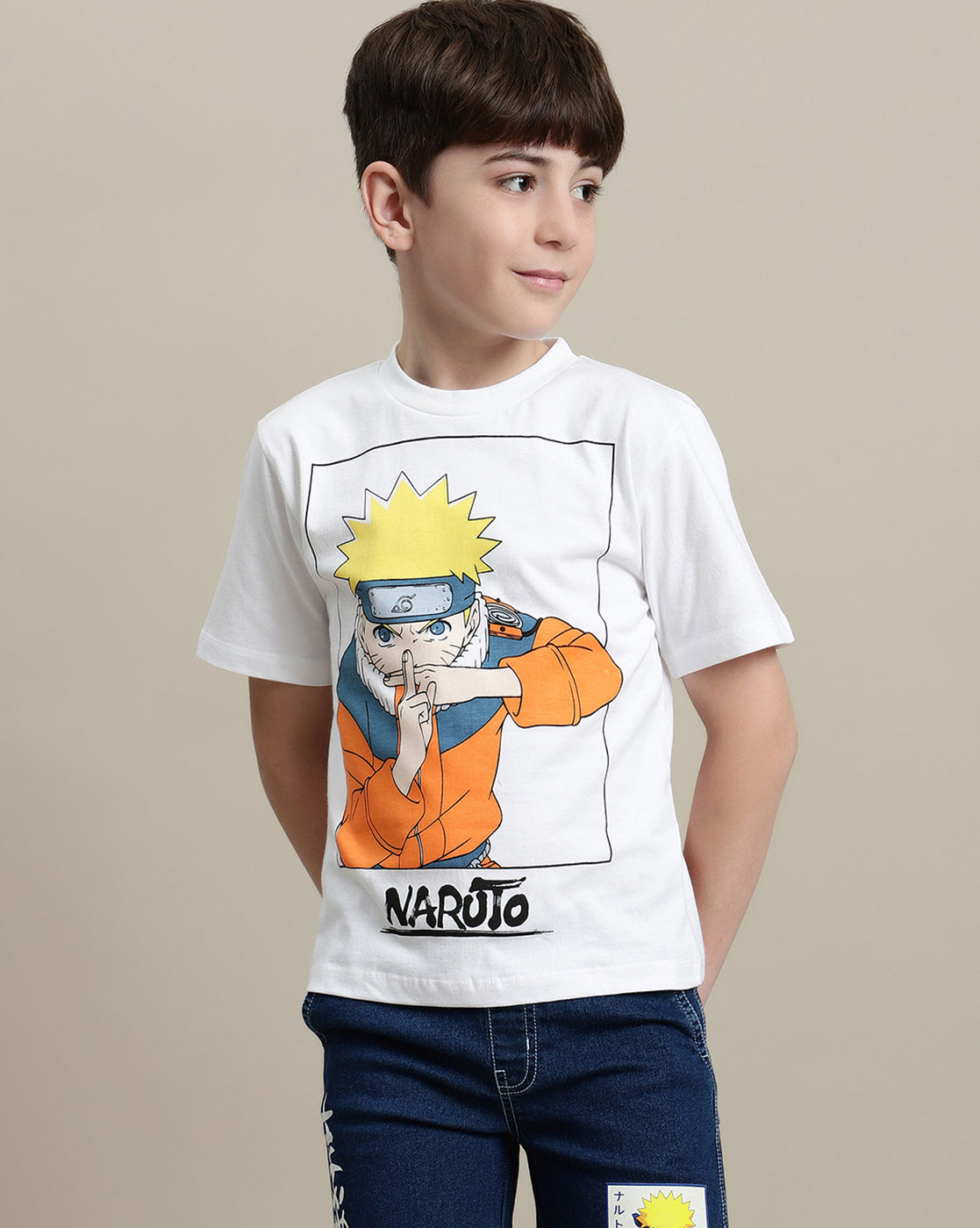 Naruto Regular Fit Tshirt For Boys