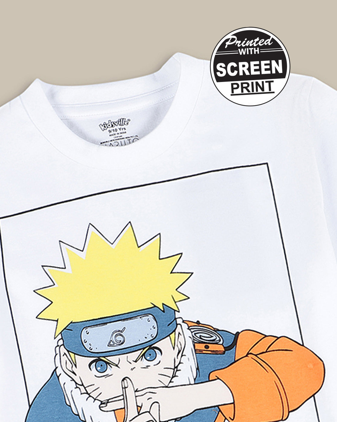 Naruto Regular Fit Tshirt For Boys