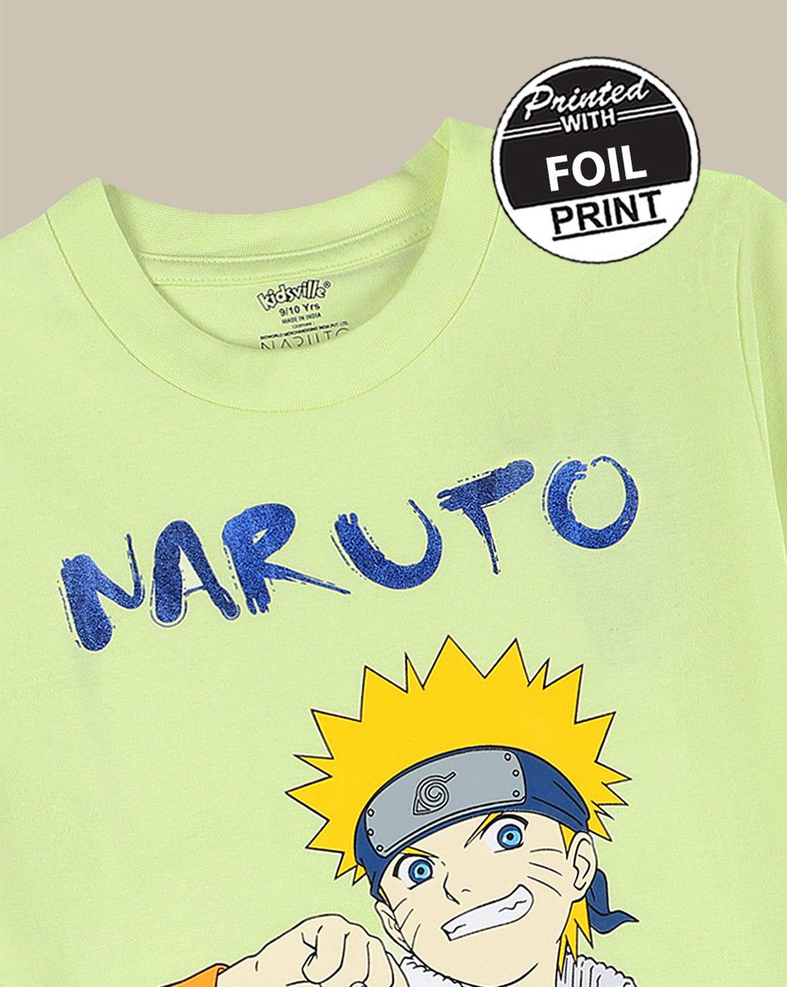 Naruto Regular Fit Tshirt For Boys