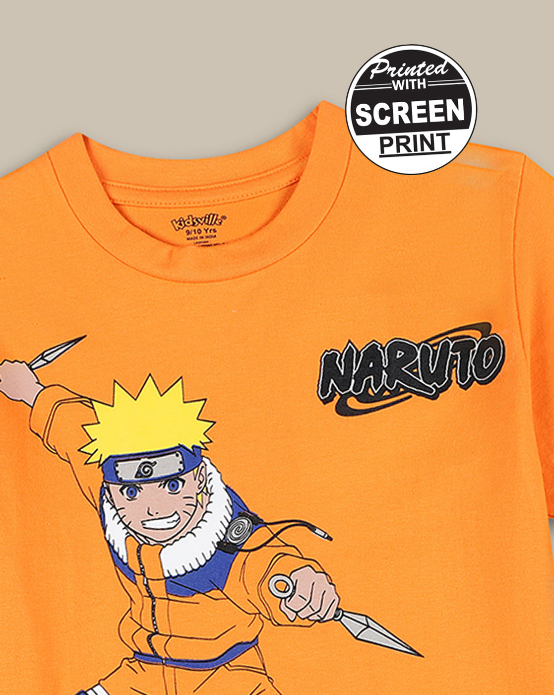 Naruto Regular Fit Tshirt For Boys