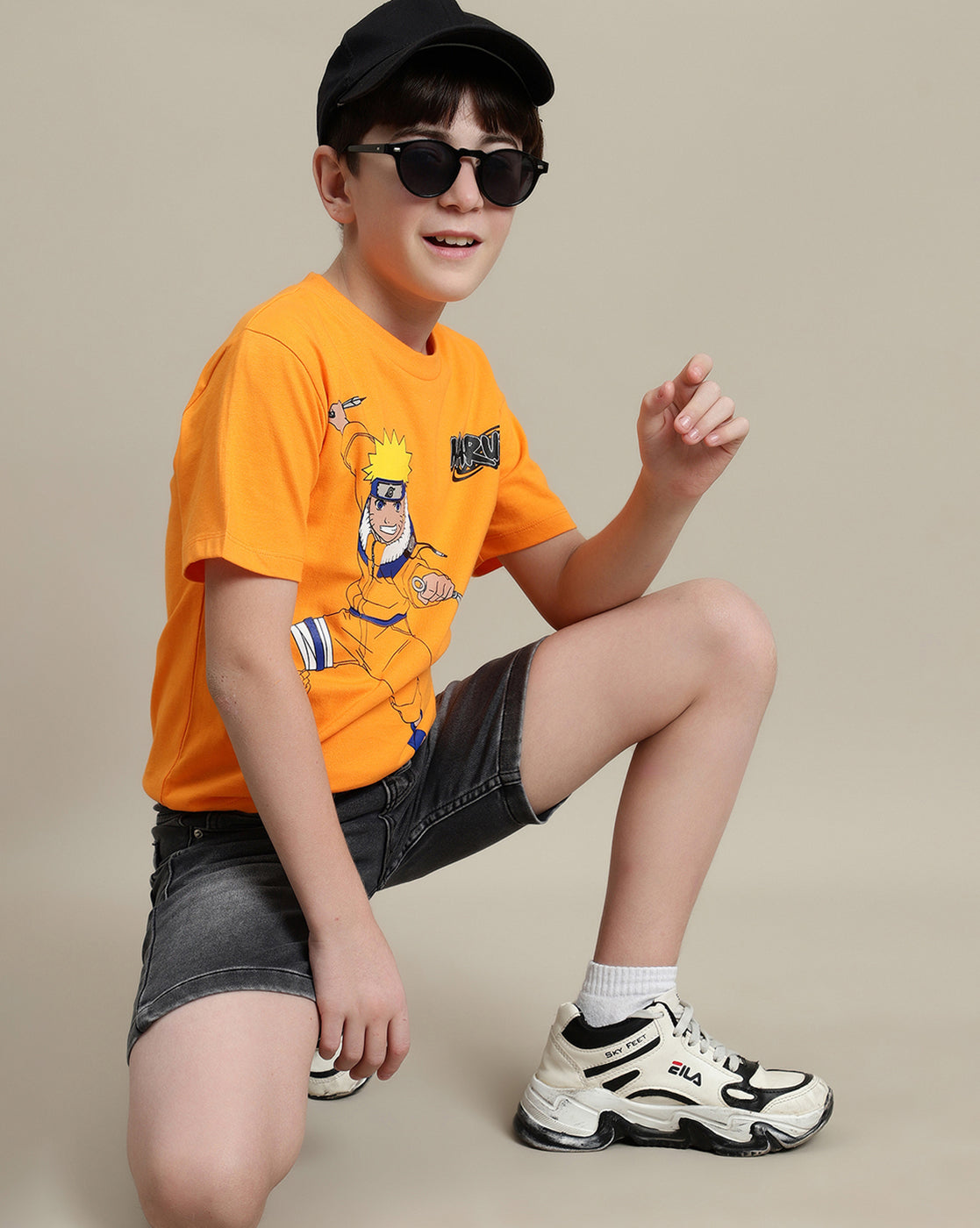 Naruto Regular Fit Tshirt For Boys