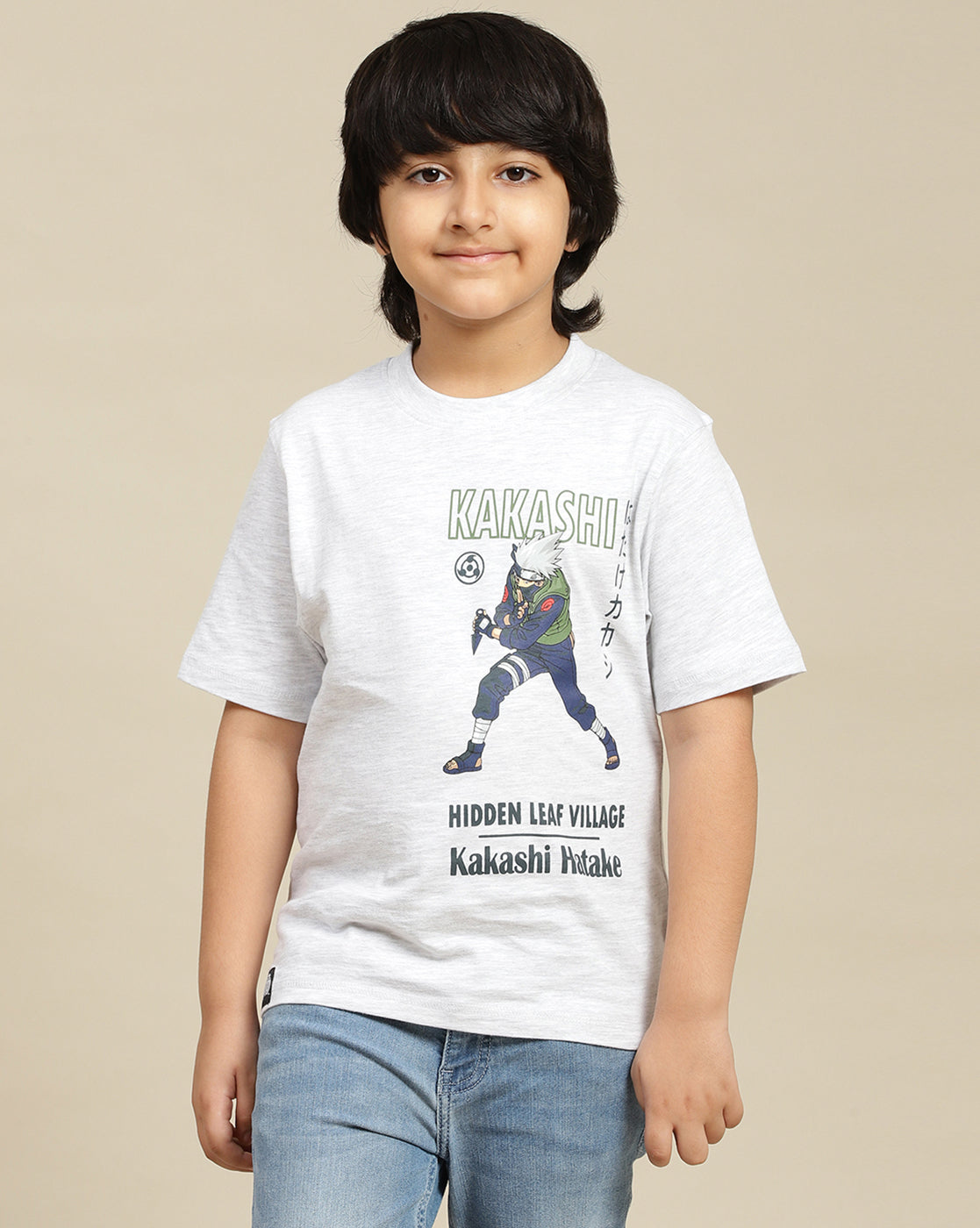 Naruto Printed Regular Fit Tshirt For Boys