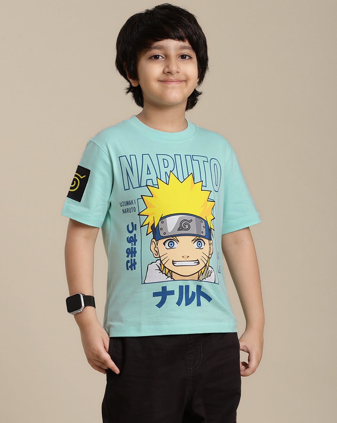 Naruto Printed Regular Fit Tshirt For Boys