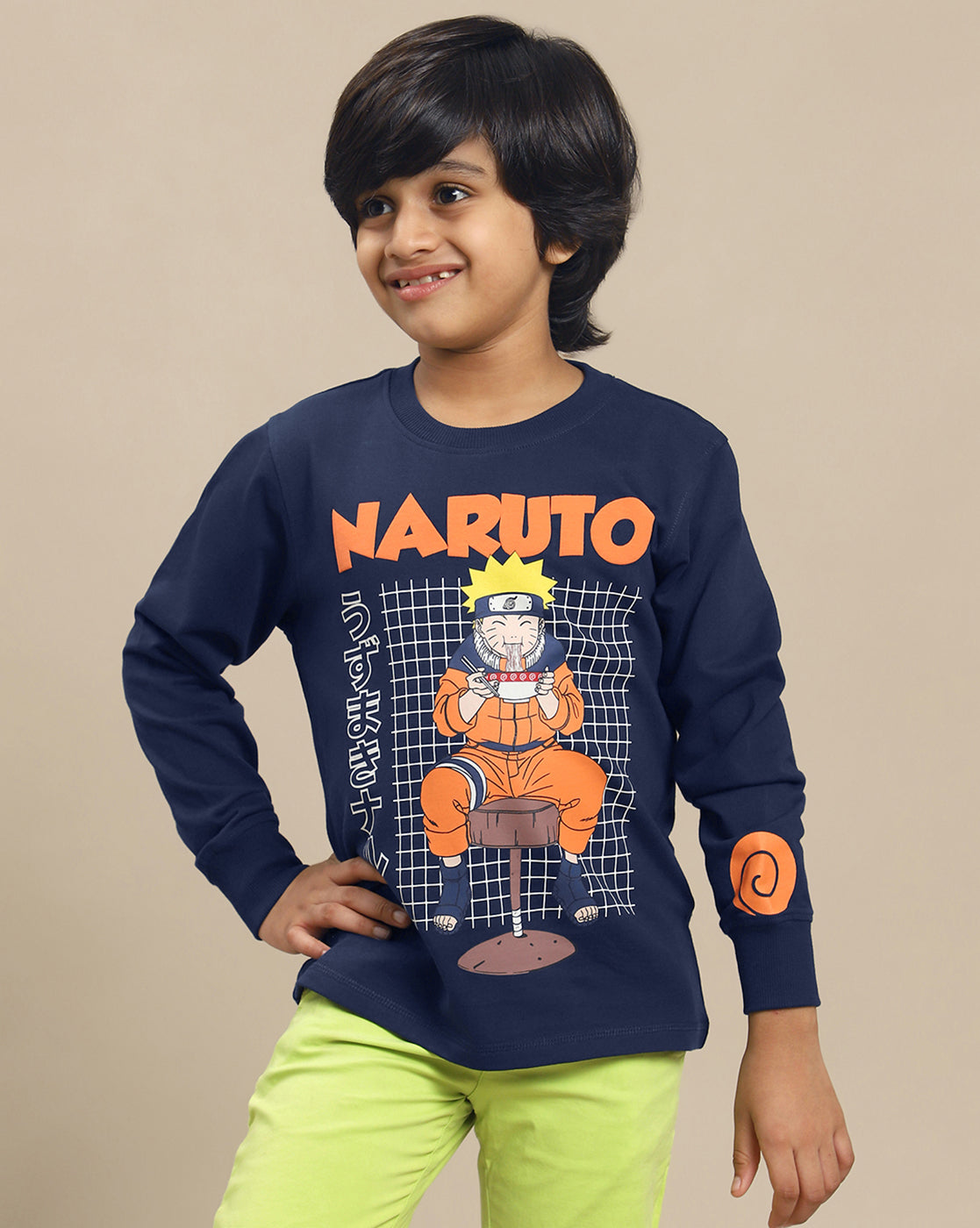 Naruto Printed Regular Fit Tshirt For Boys