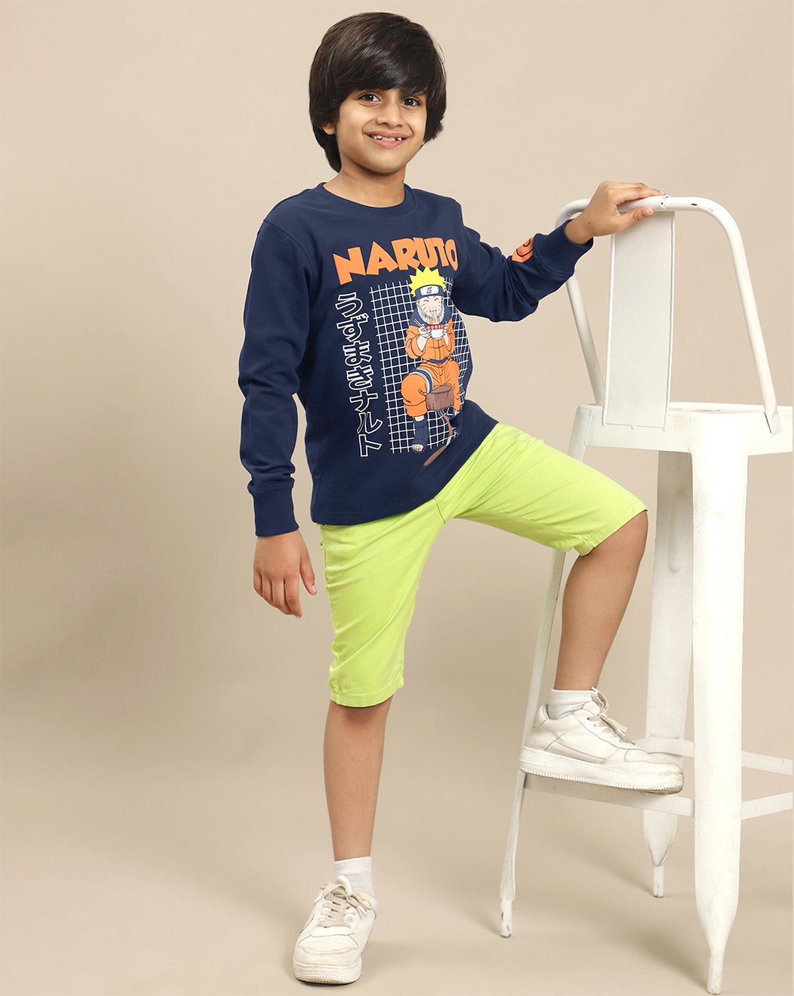 Naruto Printed Regular Fit Tshirt For Boys