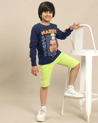 Naruto Printed Regular Fit Tshirt For Boys