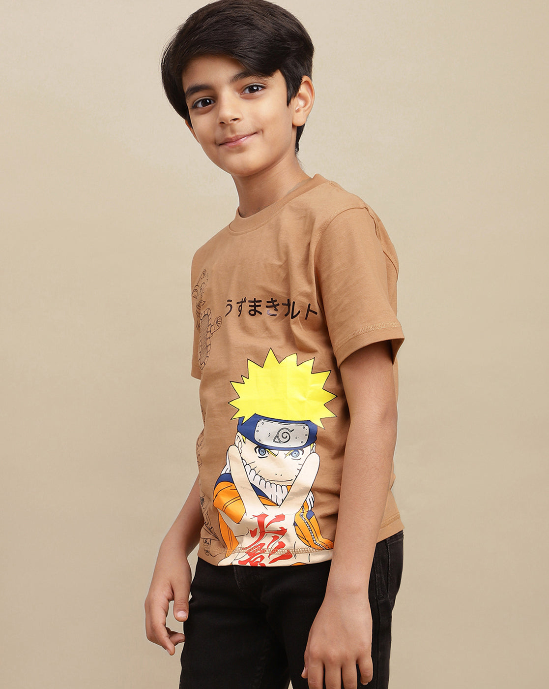 Naruto Printed Regular Fit Tshirt For Boys