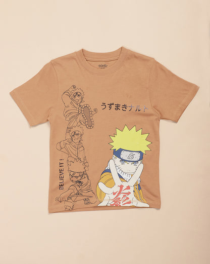 Naruto Printed Regular Fit Tshirt For Boys