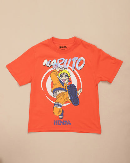 Naruto Printed Regular Fit Tshirt For Boys