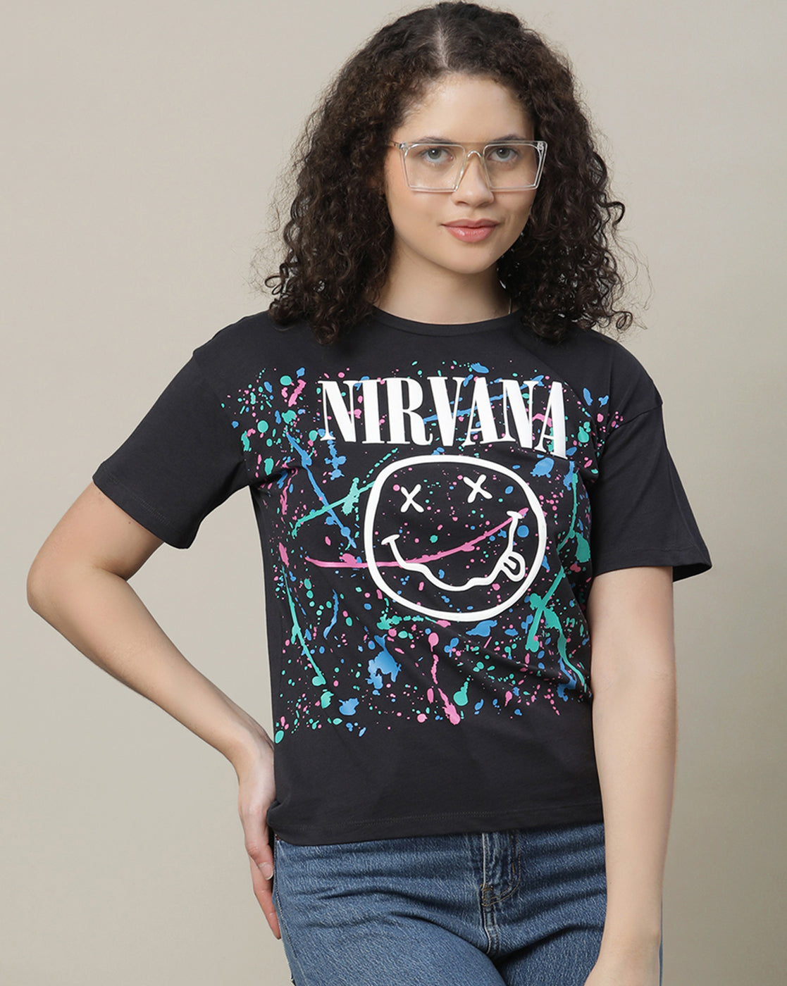 Nirvana Regular Fit Tshirt For Girls