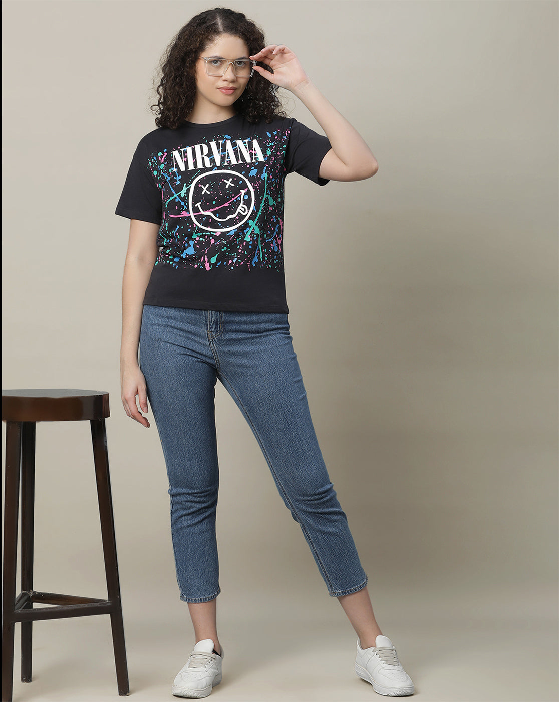 Nirvana Regular Fit Tshirt For Girls