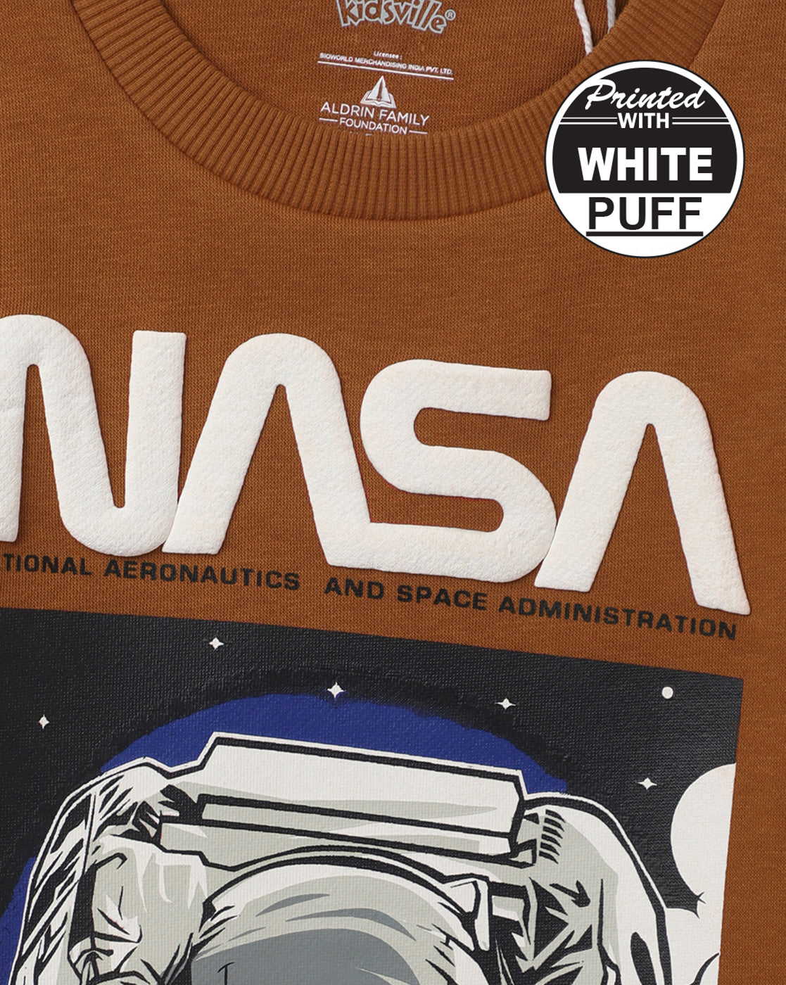 Nasa Printed Sweatshirt For Boys