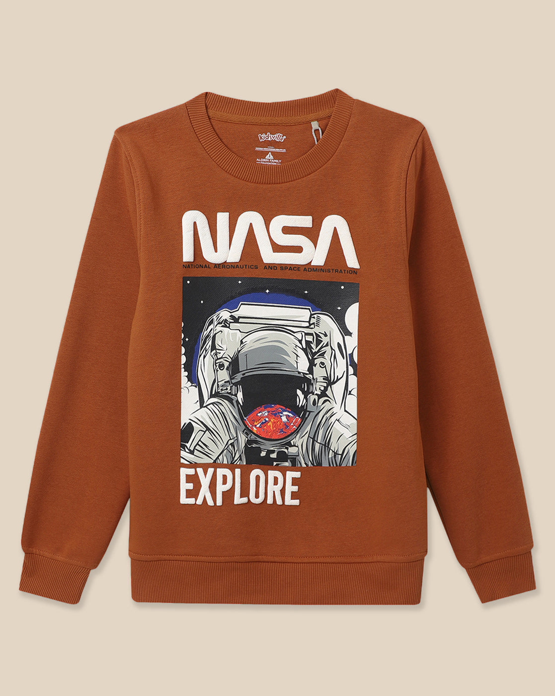 Nasa print sweatshirt best sale