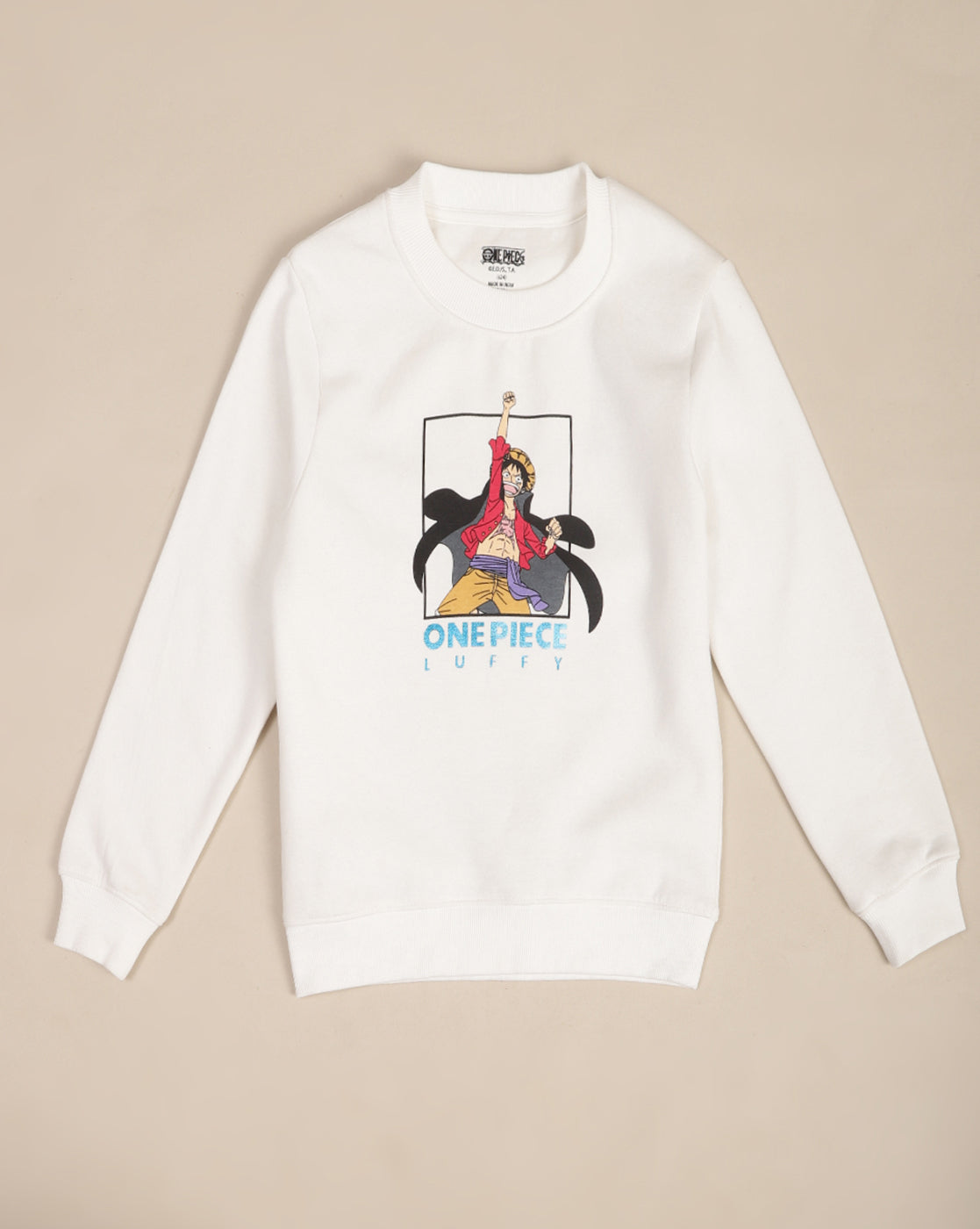 One Piece Printed Regular Fit Sweatshirt For Boys