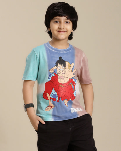 One Piece Printed Regular Fit Tshirt For Boys