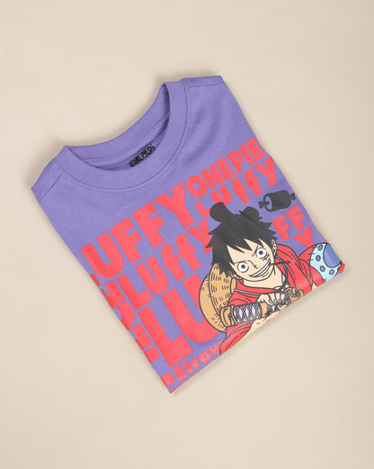 One Piece Printed Oversized Tshirt For Boys