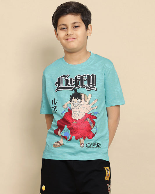 One Piece Printed Regular Fit Tshirt For Boys