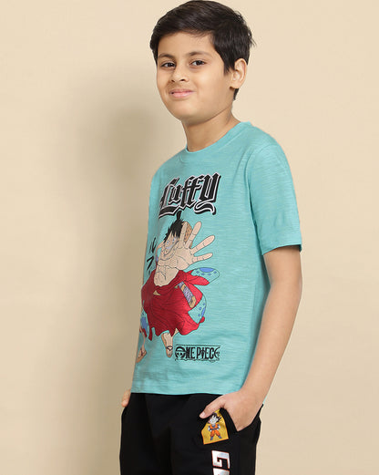 One Piece Printed Regular Fit Tshirt For Boys