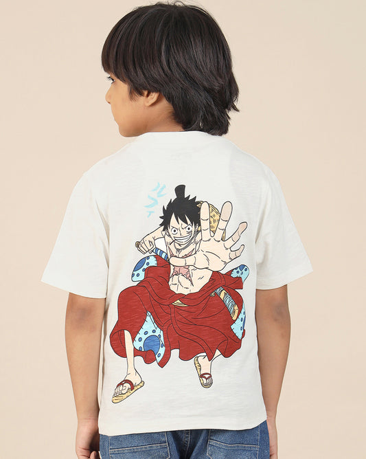 One Piece Printed Regular Fit Tshirt For Boys