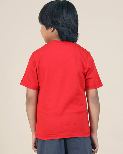 One Piece Printed Regular Fit Tshirt For Boys