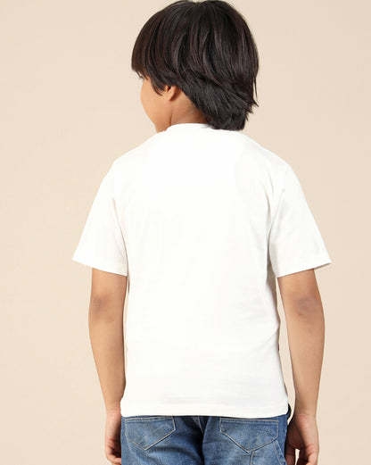 One Piece Printed Regular Fit Tshirt For Boys