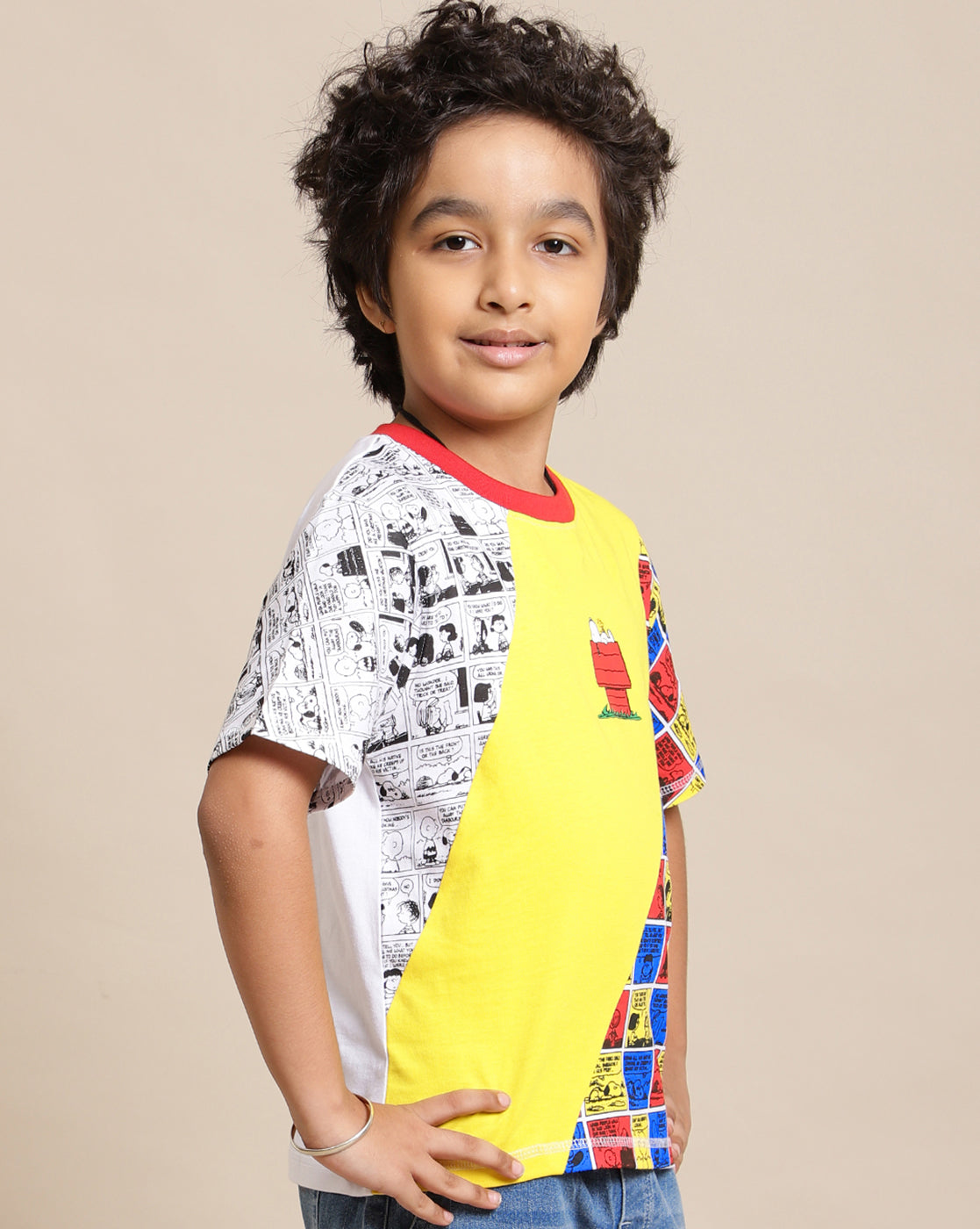 Peanuts Printed Regular Fit Tshirt For Boys