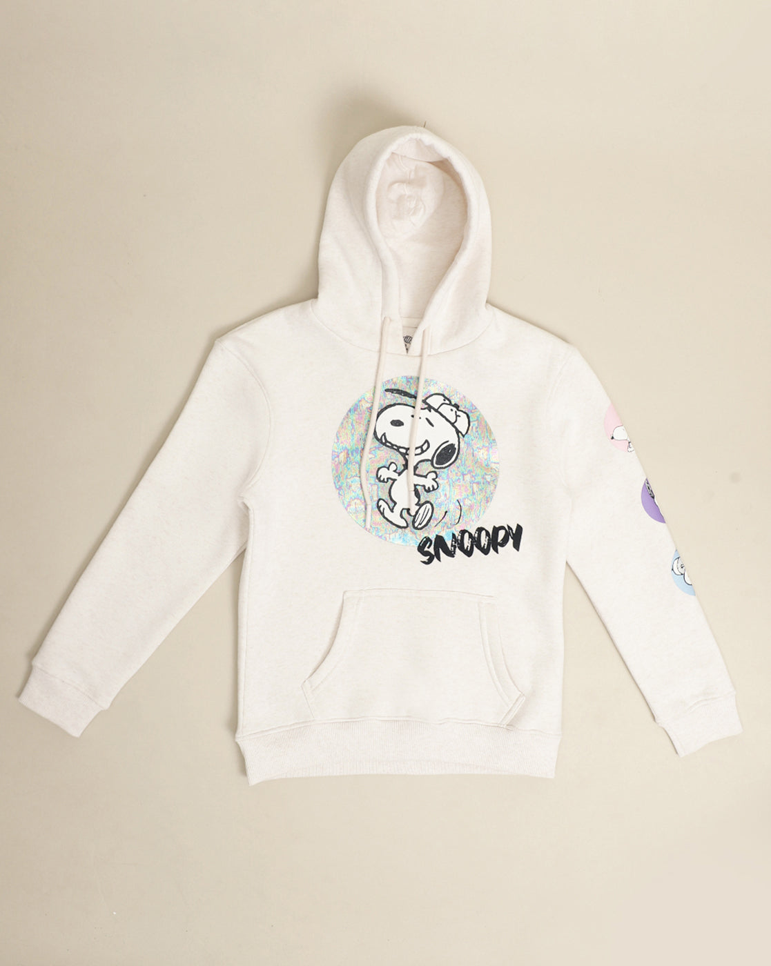 Peanuts Printed Regular Fit Hoodie For Kids Girls