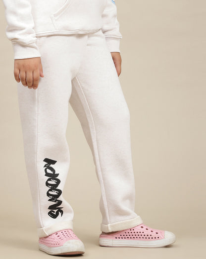 Peanuts Printed Regular Fit Jogger For Girls