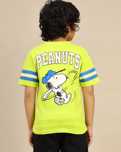 Peanuts Printed Regular Fit Tshirt For Boys