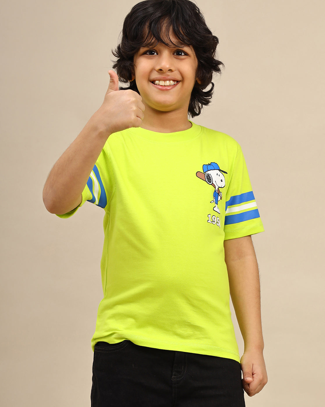 Peanuts Printed Regular Fit Tshirt For Boys